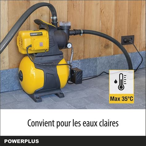 Powerplus Pompe à Eau Électrique POWXG9571 Pression de 600 W