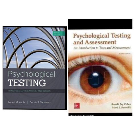 Psychological Testing And Assessment Cohen Psychological Testing Principles Kaplan Shopee