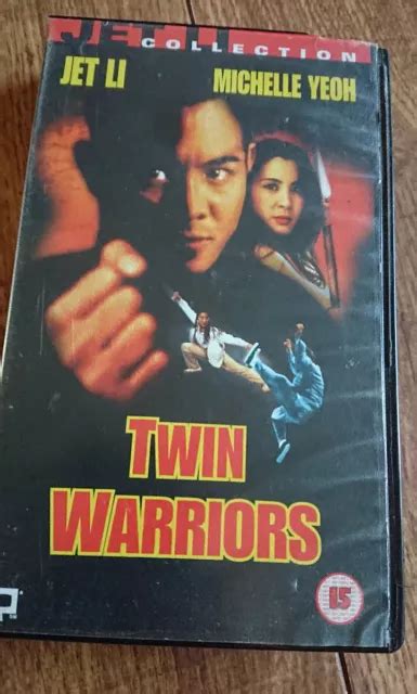 Twin Warriors Jet Li Michelle Yeoh Pal Vhs Video Martial