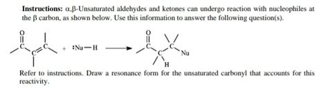 Answered Instructions A B Unsaturated Aldehydes Bartleby