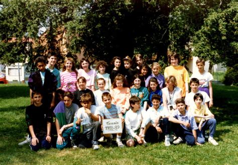 Photo de classe Année Scolaire 1988 1989 de 1988 Collège Jean Jacques