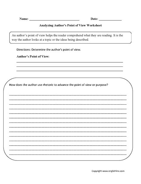 Authors Purpose Worksheets 3rd Grade Printable Calendars At A Glance