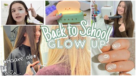 Back To School Glow Up Haare Schneiden N Gel Desk Outfit Alles