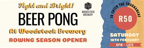 Book Tickets For Beer Pong At Woodstock Brewery