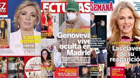 Estas Son Las Portadas De Las Revistas Del Corazón De Hoy Miércoles 6 De Marzo Los40 Los40