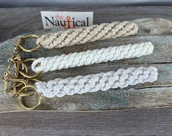 Rope Bell Pull W Brass Ship Wheel Anchor Propeller Braided Knot