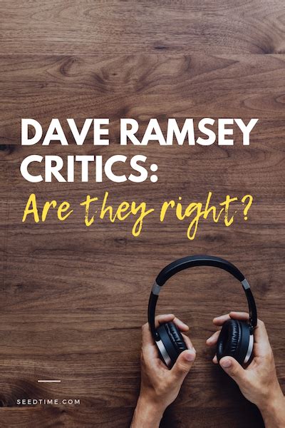 Dave Ramsey Critics