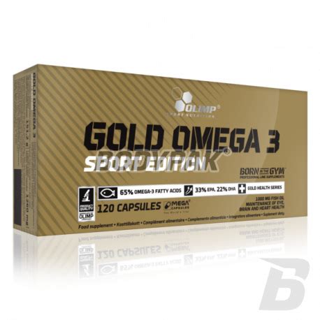 Olimp Gold Omega 3 Sport Edition 120 Kaps 64 99 Pln Opinie