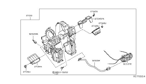 Heater And Blower Unit 2009 Nissan Versa Sedan