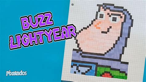 Como Dibujar Buzz Lightyear Pixel Art De X Pixelados Youtube