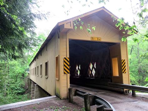 Windsor Mills 1867 Covered Bridge In Ashtabula County Ohio