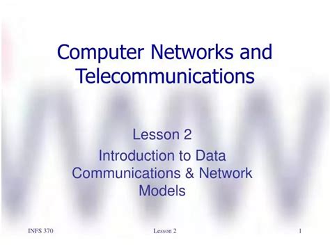 Ppt Computer Networks And Telecommunications Powerpoint Presentation