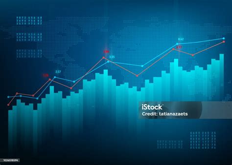 Grafik Keuangan Pasar Grafik Saham Pertumbuhan Bisnis Latar Belakang