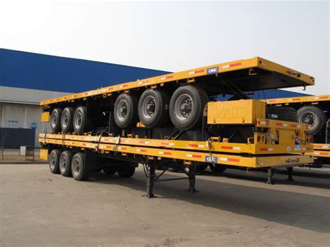 40ft Container Trailer Factory Price 3 Axle Low Price For Sale