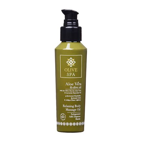 OLIVE SPA Aloe Vera Olive Oil Relaxačný telový masážny olej 100 ml