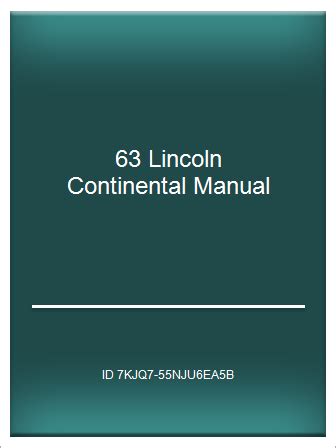 Rar Pdf Lincoln Continental Manual Telegraph