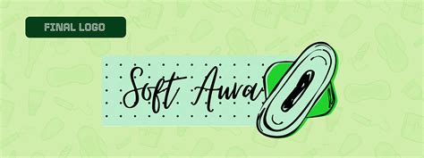 Soft Aura Sanitary Pad Logo Design Behance