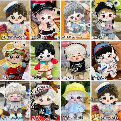 20cm Seventeen Cotton Doll With Birth Card K Pop The8 Hoshi Wonwoo