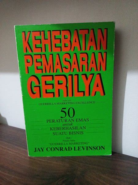 Jual Buku Kehebatan Pemasaran Gerilya Di Lapak Toko Buku Chandra