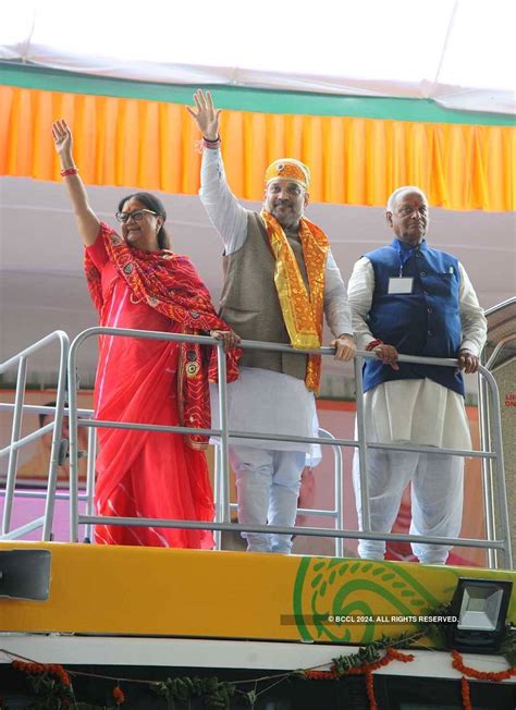 Amit Shah Flags Off Rajasthan Gaurav Yatra The Etimes Photogallery