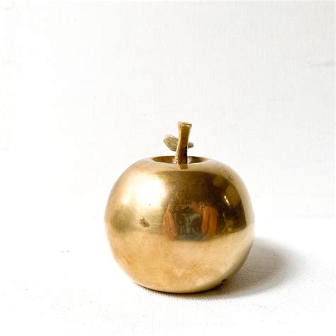 Vintage Brass Apple Bell Valerietylercollection