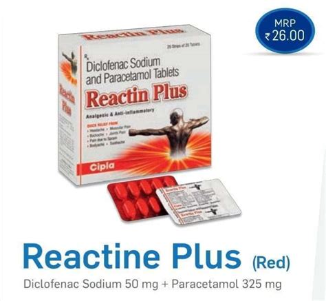 Reactin Plus Red Tablet Uses Side Effect Price Save Up To