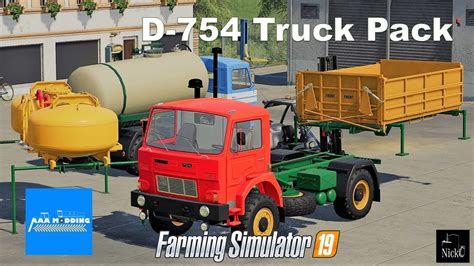 Fs 19 🚚 D 754 Truck Pack By Aaa Modding Camion Presentazione Mod Pc