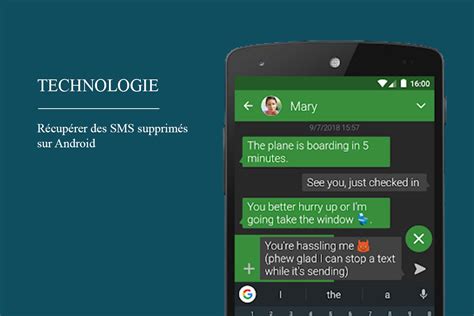 Récupérer des SMS supprimés sur Android gratuitement