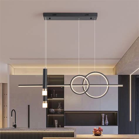 Orren Ellis Tahan Modern Linear Pendant Light 45w Dimmable Pendant