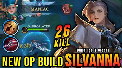 Kills Maniac New One Hit Build Silvanna Insane Lifesteal Build