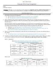 Enzyme Kinetics II Assignment Overview Course Hero