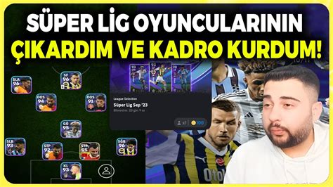 T M S Per L G Oyunculari Ikardim Ve Kadro Kurdum Efootball