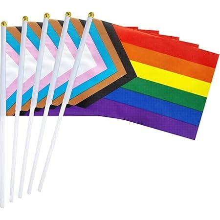 Amazon Consummate Pack Rainbow Pride Flag Set Small Mini Gay