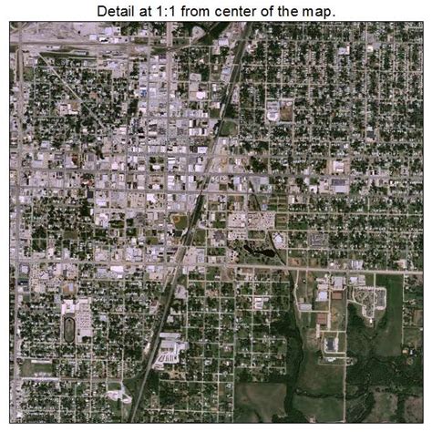 Aerial Photography Map of Enid, OK Oklahoma