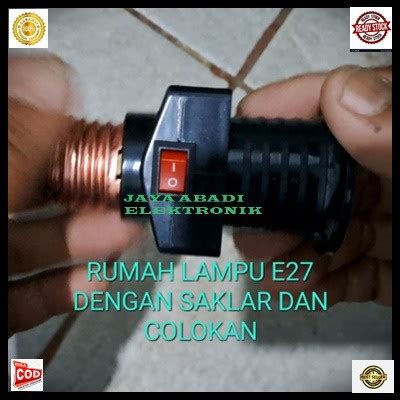 Jual Original Rumah Lampu E Fitting Fiting Saklar Colok Sambungan