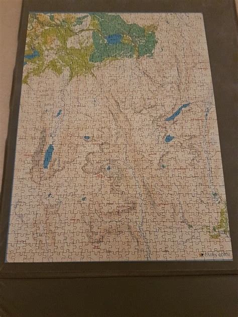 Harvey Mazzle Map Jigsaw Puzzle Cairn Gorm In East Linton East