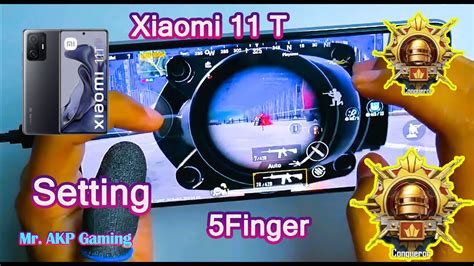 Xiaomi 11T Test PUBG Mobile Handcam 5Finger Full Gyro Solo Vs Squad