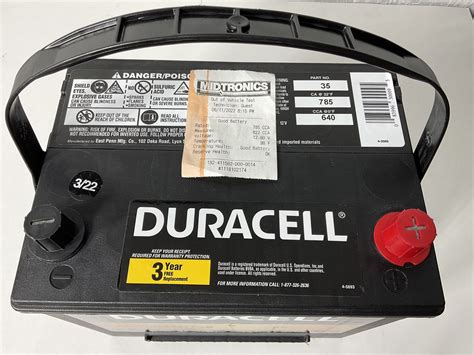 Duracell Agm Deep Cycle Marine And Rv Battery Group Size 34m Brand New Never Installed For