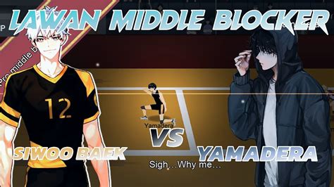 Lawan Pemain Pro Middle Blocker Yamadera The Spike Volleyball