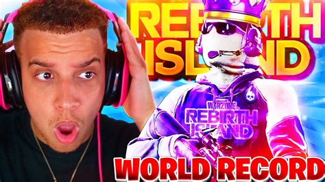 Reacting To NEW WORLD RECORD KILLS On Warzone REBIRTH ISLAND YouTube