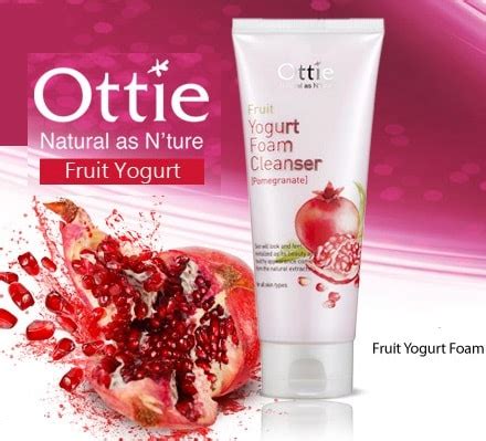 Пенки для умывания - Fruits Yogurt Foam Cleanser Pomegranate [Ottie ...