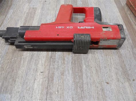 HILTI DX 451 Powder Actuated Tool Nail Gun Nailer Piston Drive EBay