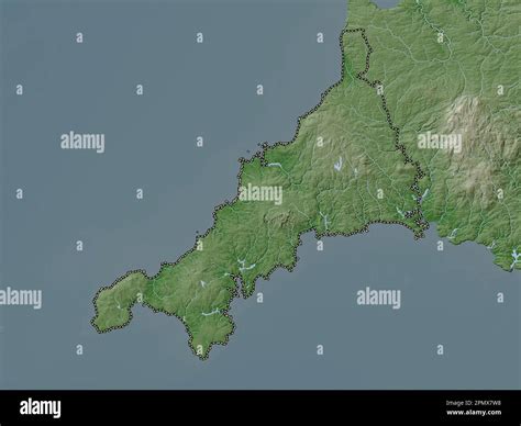 Cornwall Administrative County Of England Great Britain Elevation