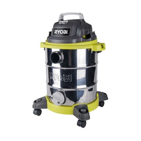 Aspirateur Eau Et Poussiere Ryobi Rvc 1530ipt G Cuve Inox 30l