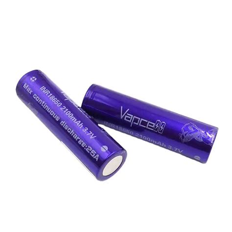 Batería de litio recargable de 25A Vapcell INR18650 3 7 v 2100mah