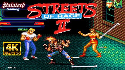 Streets F Rage K Fps Uhd Co Op Longplay Sega Mega Drive