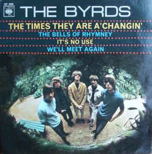 The Byrds The Times They Are A Changin Solid Centre Vinyl