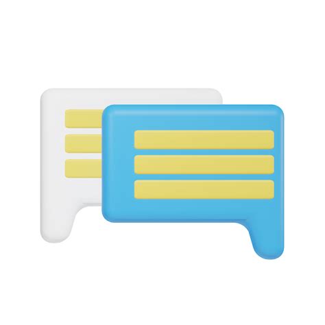 Balloon Chat Ecommerce 3D Icon 18747551 PNG