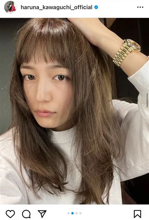 川口春奈の“超高級”腕時計コレクション（公式インスタグラムharunakawaguchiofficialから） ― スポニチ