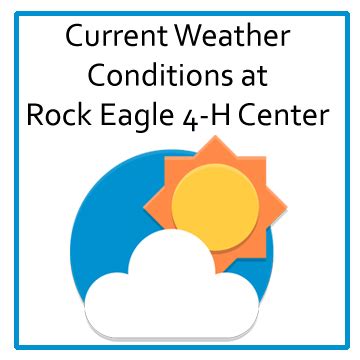 Current Weather Conditions at Rock Eagle 4-H Center - Georgia 4-H